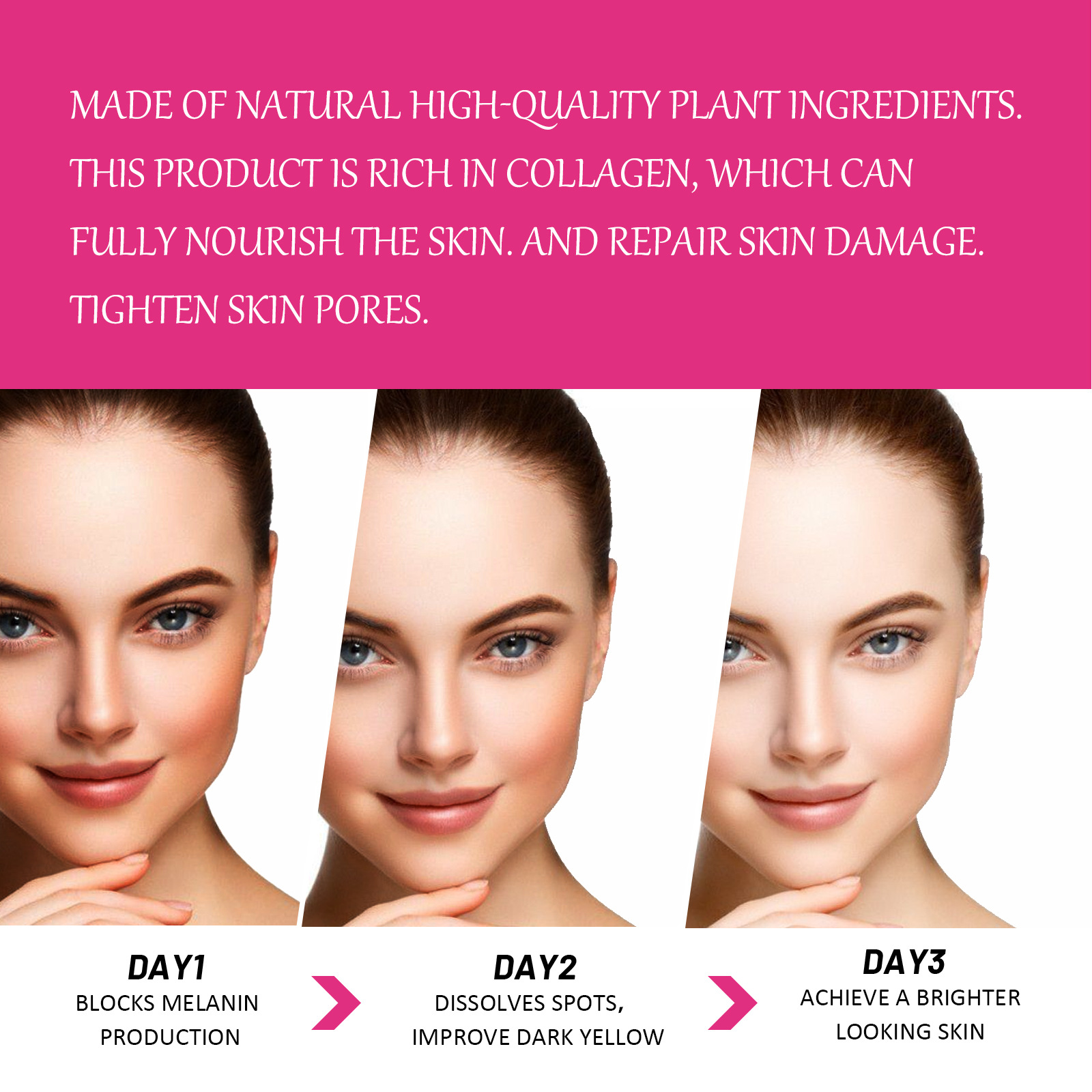 OUHOE Kollagen-Schönheitscreme zur Reduzierung von Melanin in den Achselgelenken, zur Befeuchtung des Körpers und zur Aufhellung der Haut_voghion.com