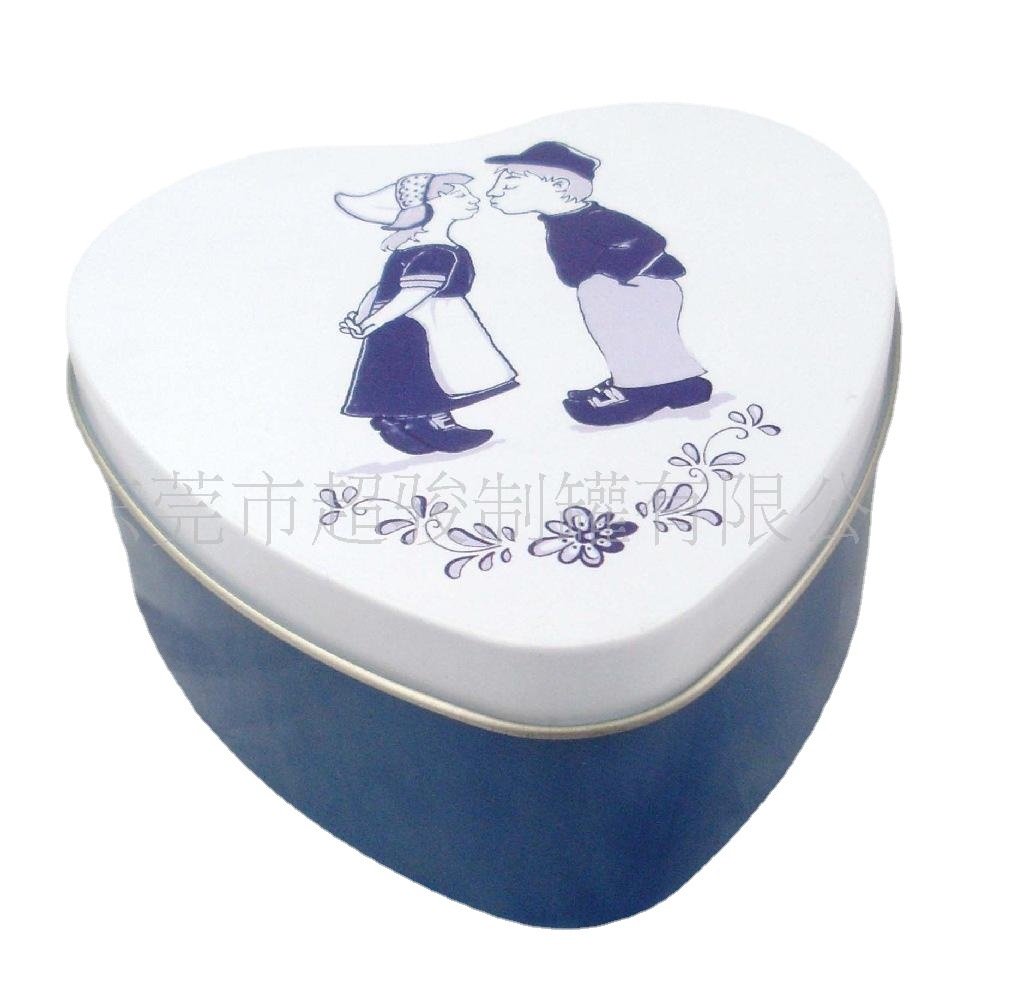 供应精美大小心形罐 铁罐 马口铁盒 礼品罐 茶叶罐 小罐子