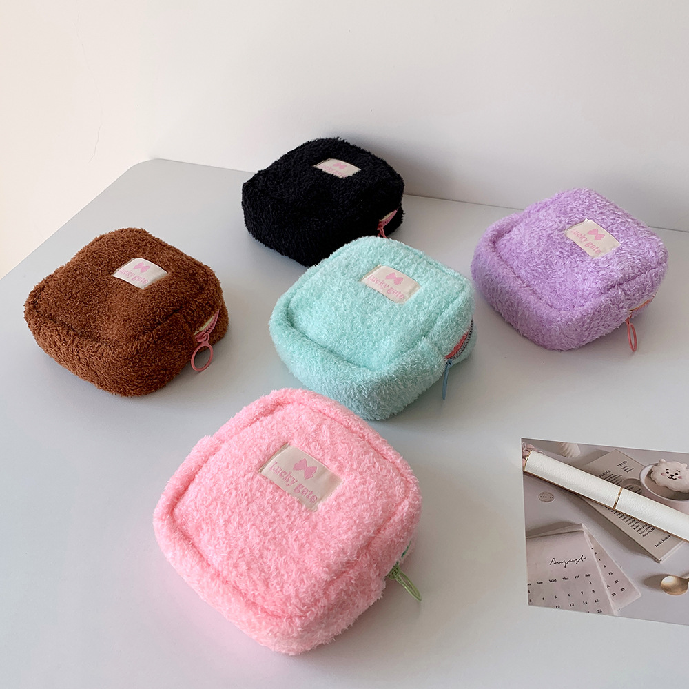 Square cosmetic bag