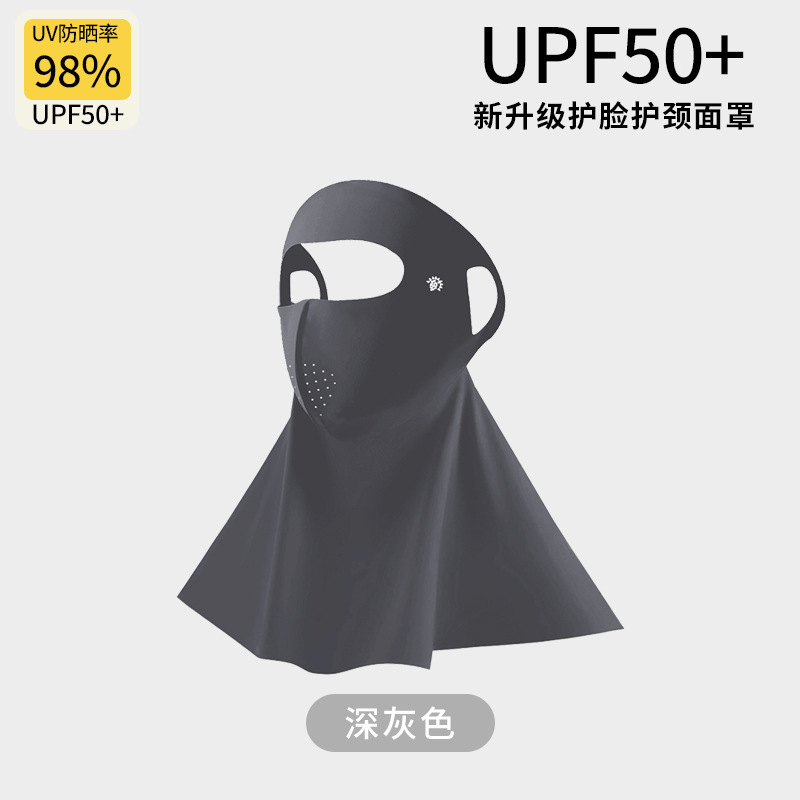 2025 máscara solar multifuncional para proteger la cara, protector de cuello, protector de ojos, máscara de esquina de ojos de hielo transpirable, máscara delgada