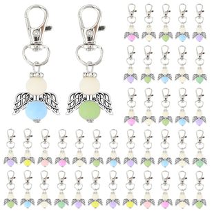 Cross-border new lucky Guardian Angel pendant keychain baptism communion wedding guest thank you gift gift gift