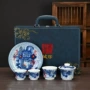 办公家用陶瓷青花泡茶器