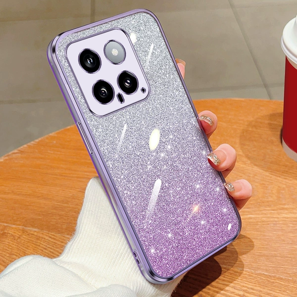 Straight Edge Glitter-Purple