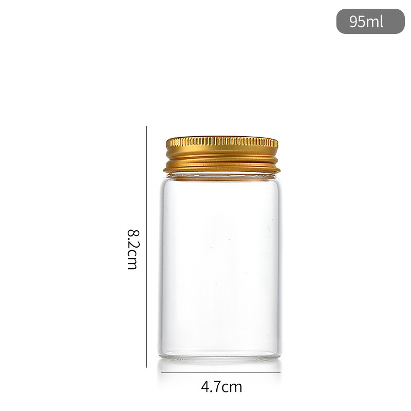 47 botellas de tapón bayonet botellas de muestras médicas botellas de té dulces botellas de frijoles de frijoles de oro botellas de embalaje de goji frasco de arena