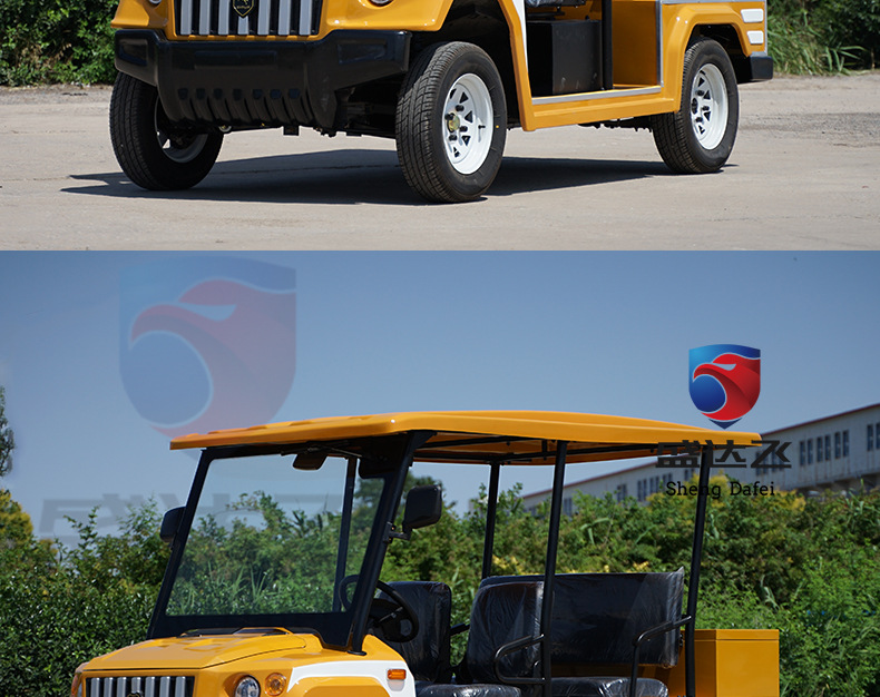 5-8 Electric Sightseeing Patrol Car Scenic Spot Tour Campus Property Patrol Homestay Reception Real Estate RV