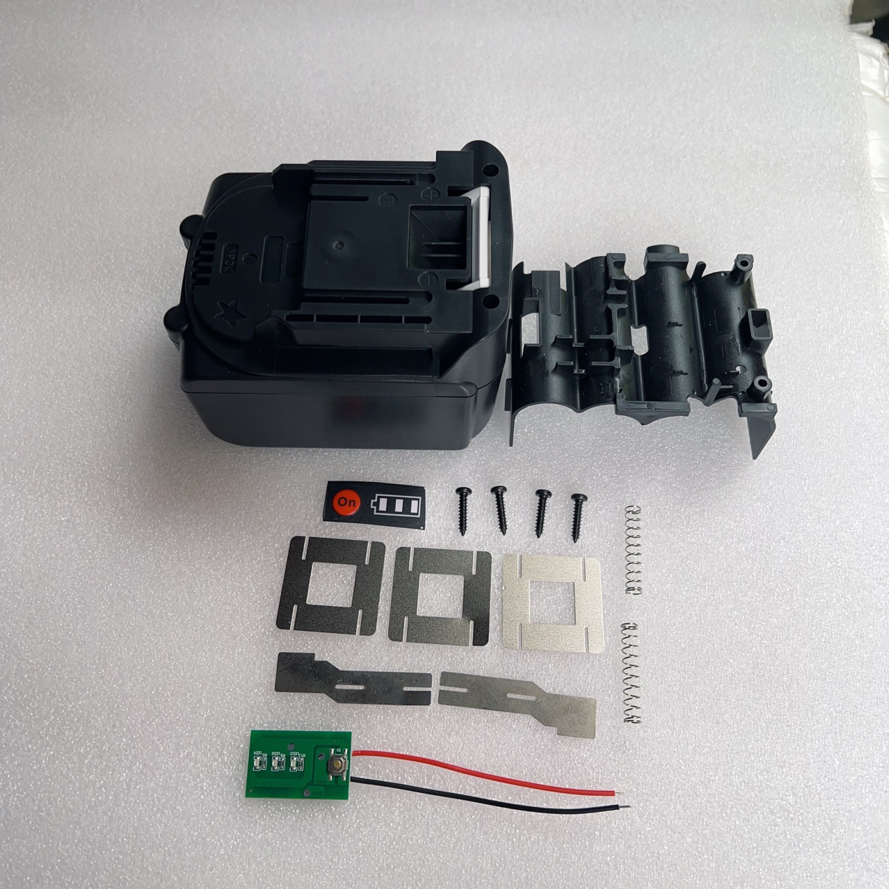 替代 牧田14.4V套料过充过放保护板套料配件8节扳手电池外壳