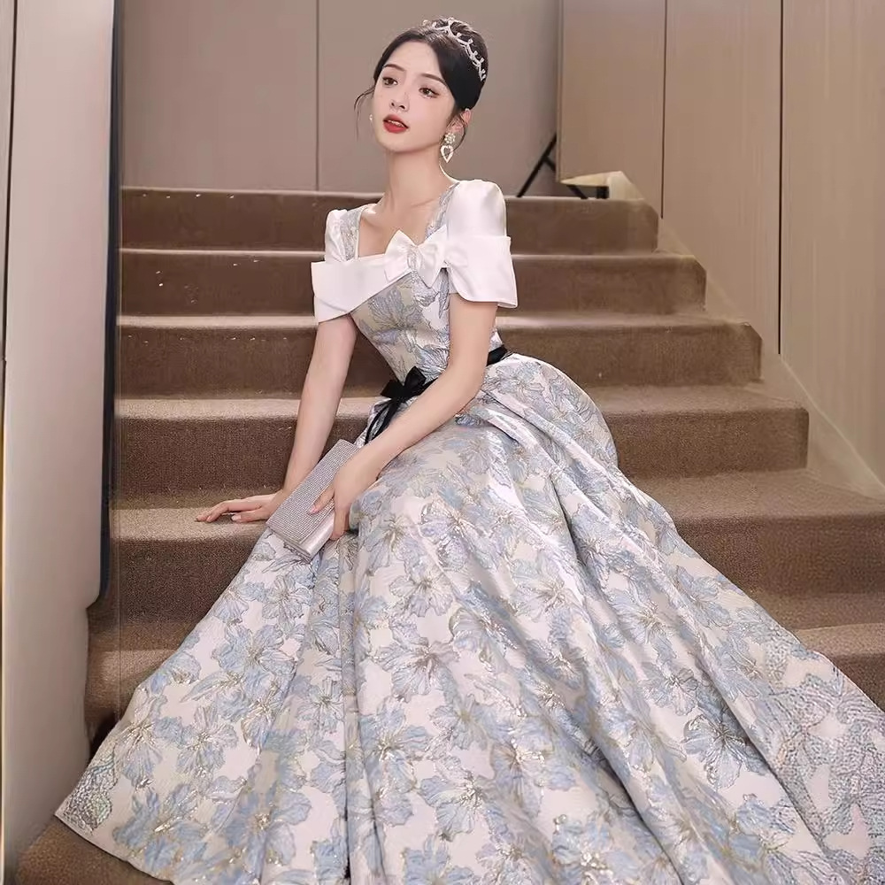 Evening Dress, Accessible Luxury, Niche, Classy French Style, Graduation Adult Ceremony, Banquet Elegant, Art Exam Hostess