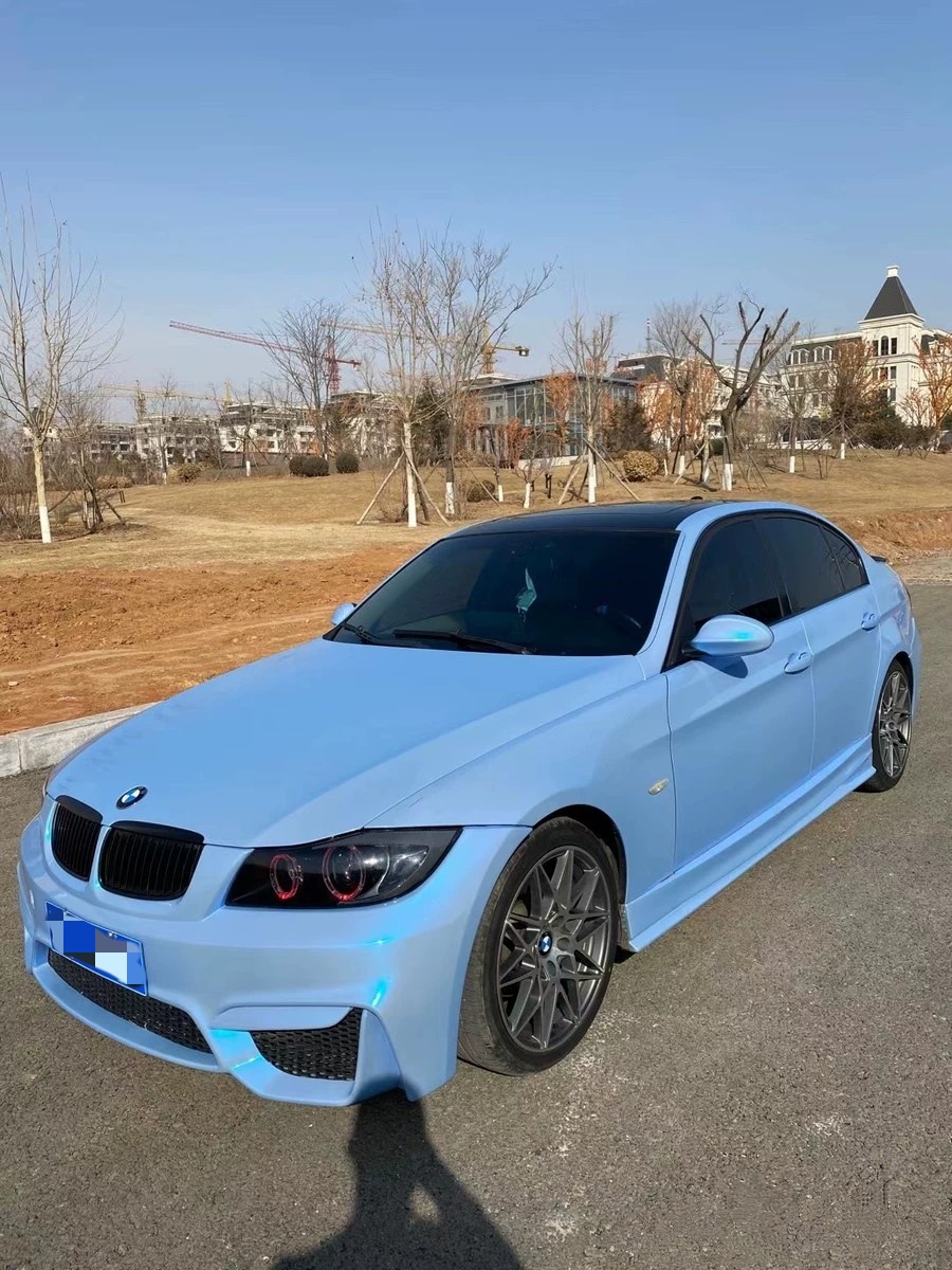 Suitable for 05-12 Bmw E90 Modified M4 Body Kit 3 Series M3 Front Bumper Rear Bumper Set Tail Throat