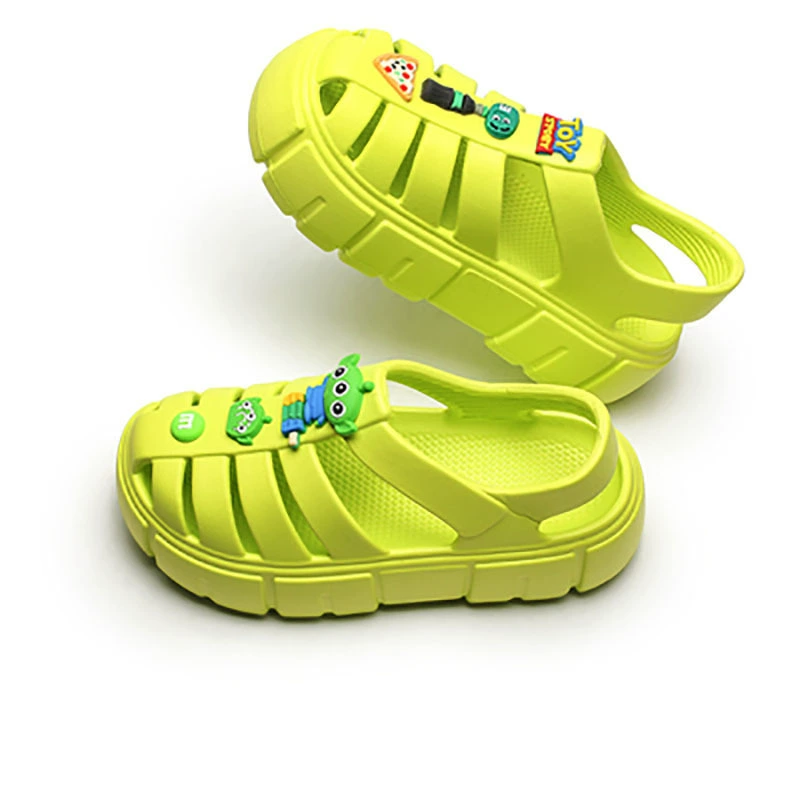 Новые Римские сандалии толстой подошвой спортивная верхняя одежда EVA Crocs обувь Баотоу пляжные тапочки с плоской подошвой повседневный стиль