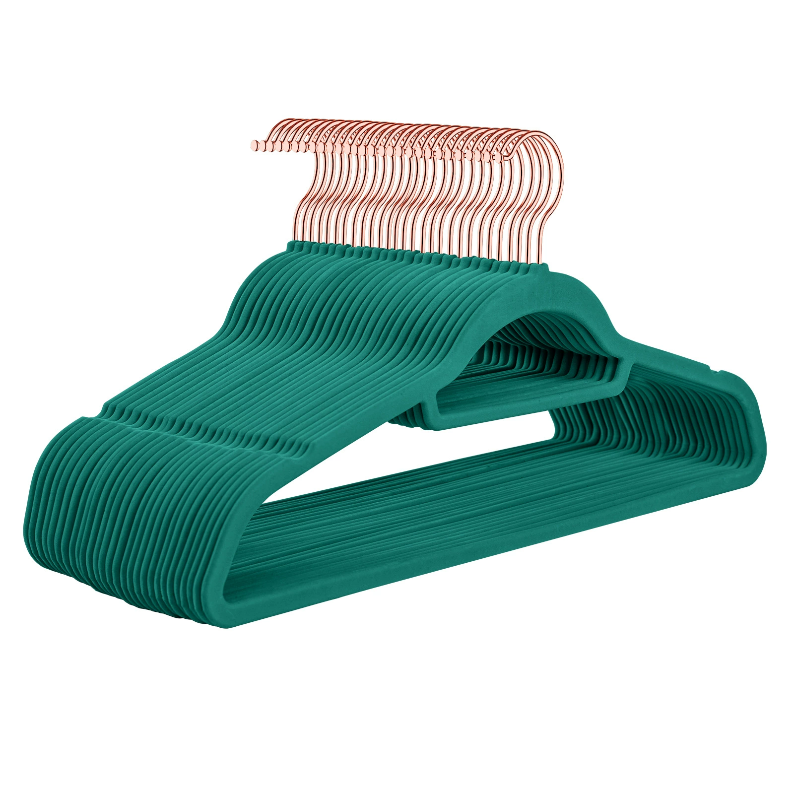 Плюшевый не-slip держатель для одежды, 45 см, розово-золотой swivel крючок