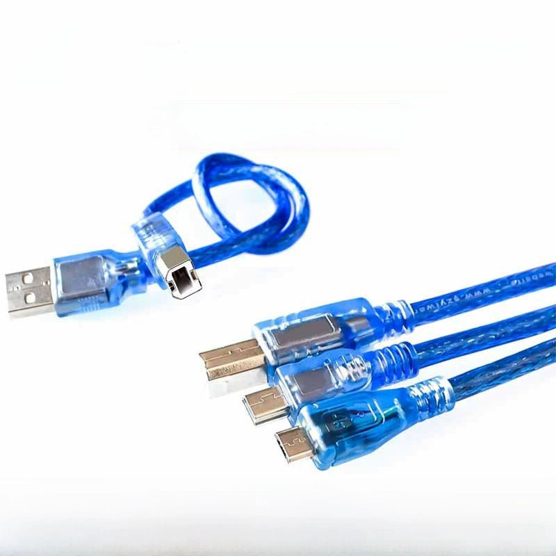 USB кабель принтера голубой данные для AARDUNO 2560 Due Por Micro Mini