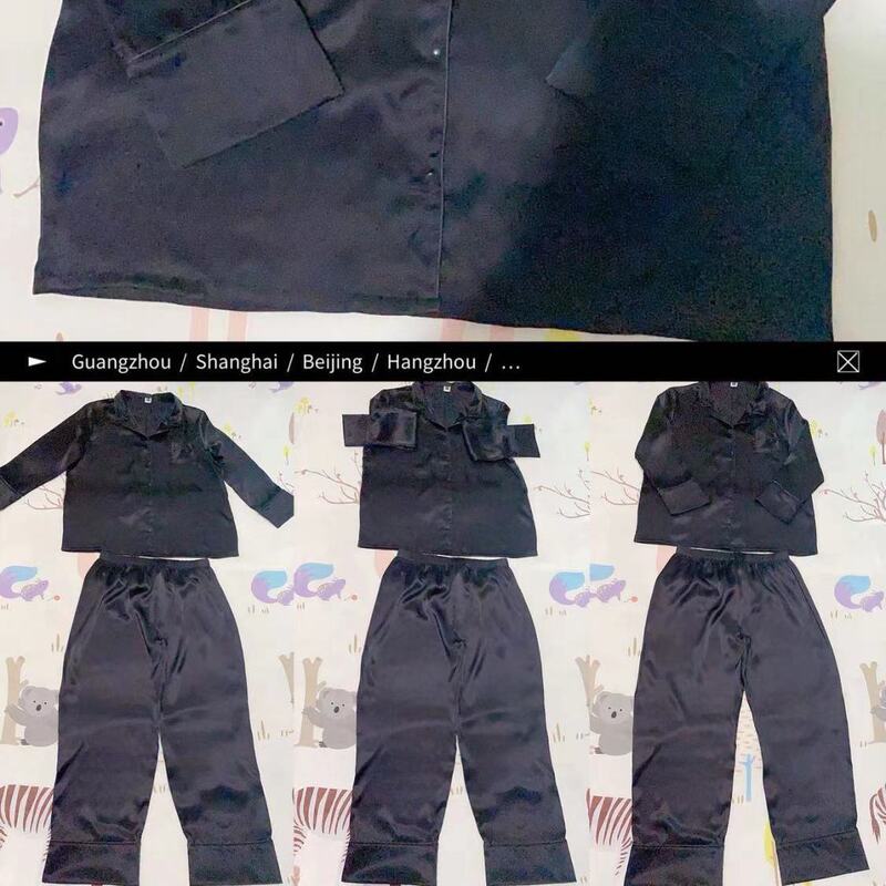 100% Silk Pajamas Women's Suit Mulberry Silk Two-Piece plus size Long Sleeve Silk Satin Casual Outwear