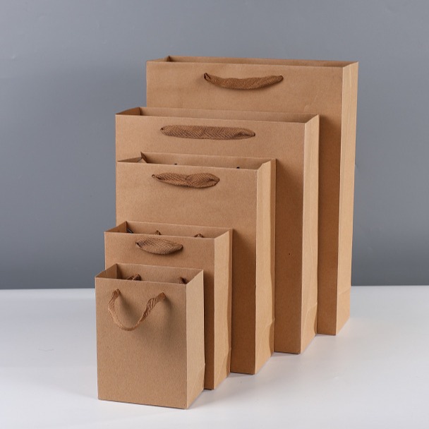 原色牛皮纸袋多规格多尺寸手提袋购物袋礼品袋礼物包装袋厂家批发