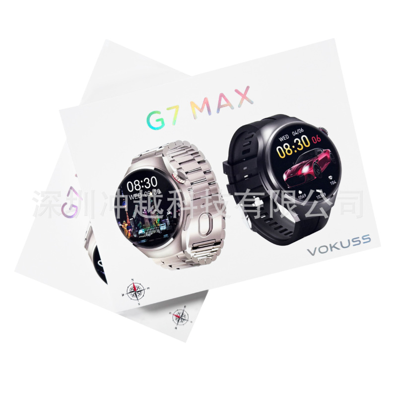国境を越えた人気の G7 Max スマートウォッチ 1.53 インチ Bluetooth 通話、心拍数、血中酸素 + オフライン デュアル支払い|undefined