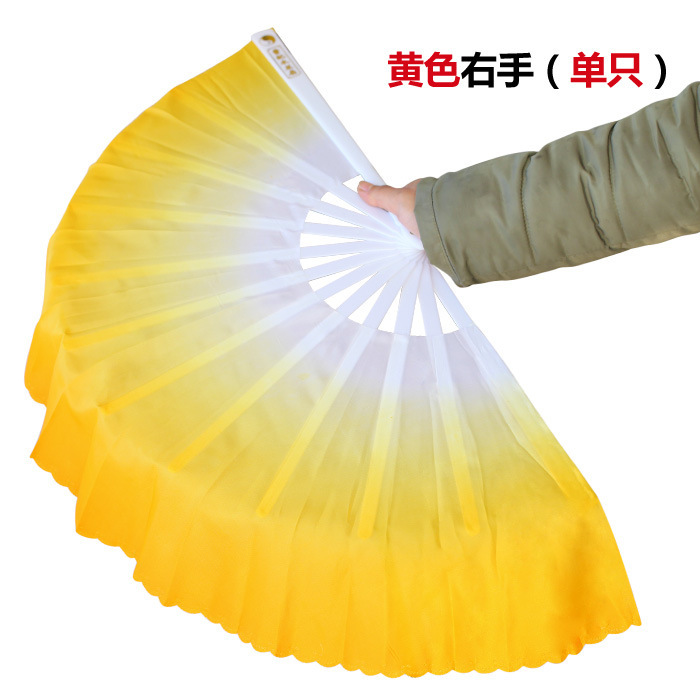 双曹記彩雲扇、木蘭扇、プラスチック扇骨、ダンス扇、楊歌扇、パフォーマンス扇、スクエア扇|undefined