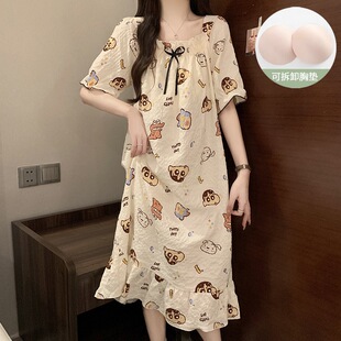 Դ�^���S녶��޶���ɲ��؉|M-XXL�ļ��¿�˯ȹ˯��Ů�����Ҿӷ�