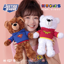 泰迪熊毛绒玩具超人蝙蝠侠小熊玩偶公仔可爱布娃娃生日礼物