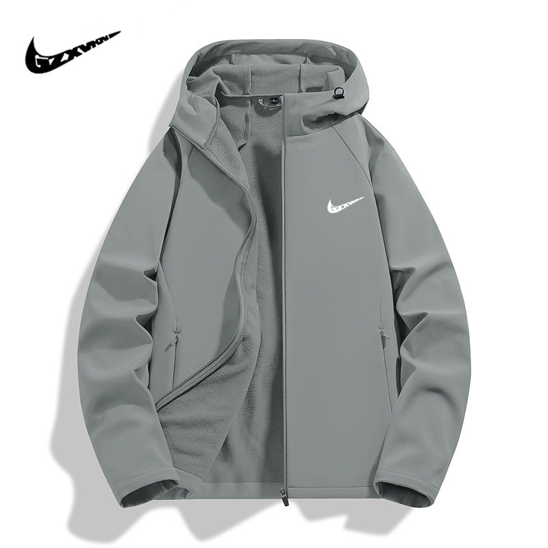 2026 Spring and Autumn Men's Outdoor Softshell Jacket, Windproof and Waterproof, Hiking Casual Jacket with Hood, Versatile Style 2026 Spring and Autumn Men's Outdoor Softshell Jacket, Windproof and Waterproof, Hiking Casual Jacket with Hood, Versatile Style