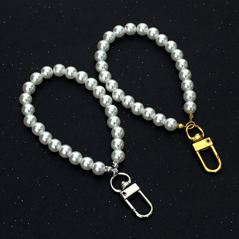 Clothing Accessories DIY Jewelry Abs Pearl Pendant Mobile Phone Keychain Women's Bag Versatile Ins-Style Pendant
