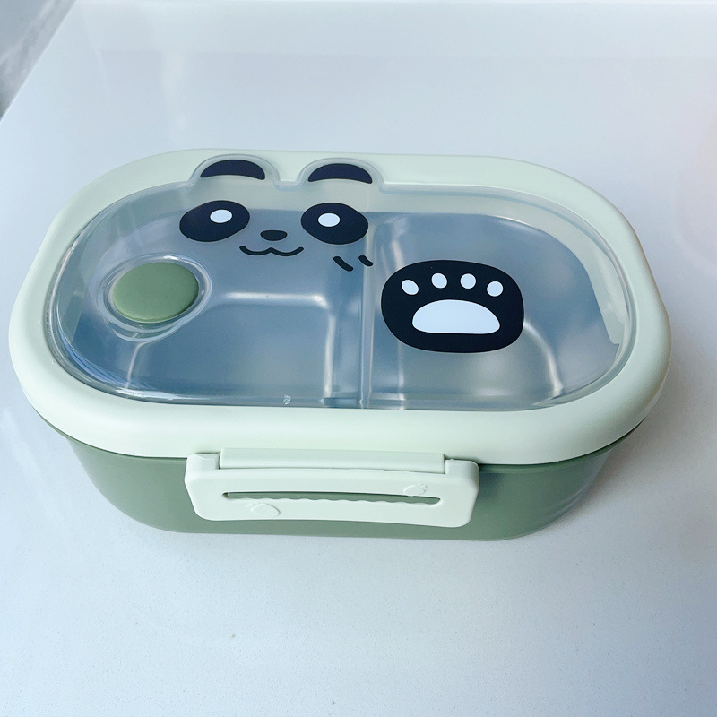 INS Nueva caja de almuerzo de acero inoxidable 304 Linda caja de almuerzo aislada de alto aspecto trabajador de oficina estudiante caja de almuerzo sellada