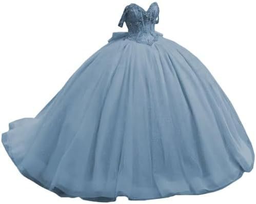 Vestido de noche de cola, top de tubo de un solo hombro, vestido de fiesta para adultos, vestido de princesa de hilo esponjoso, vestido de aplicación tridimensional