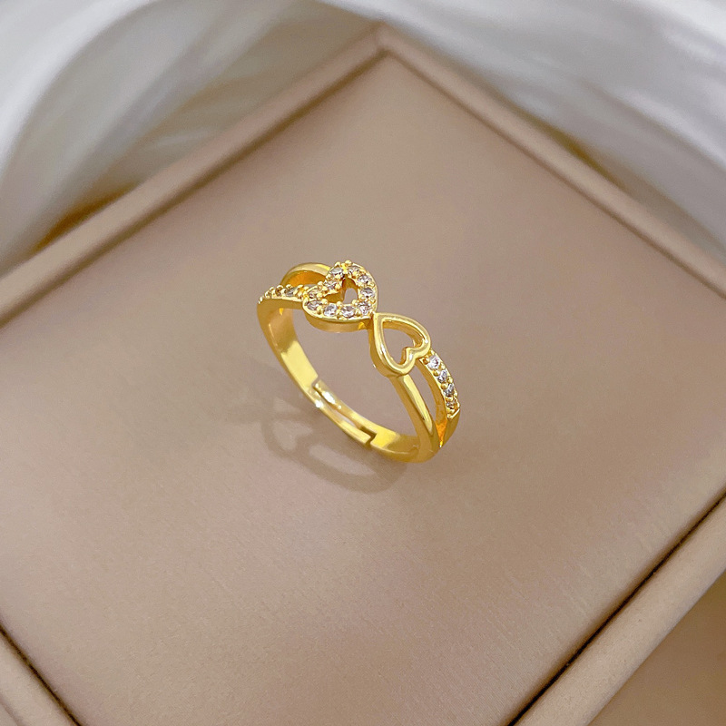 Herzmotiv Designer Ring Für Damen Modischer Schmuck Für Finger_voghion.com