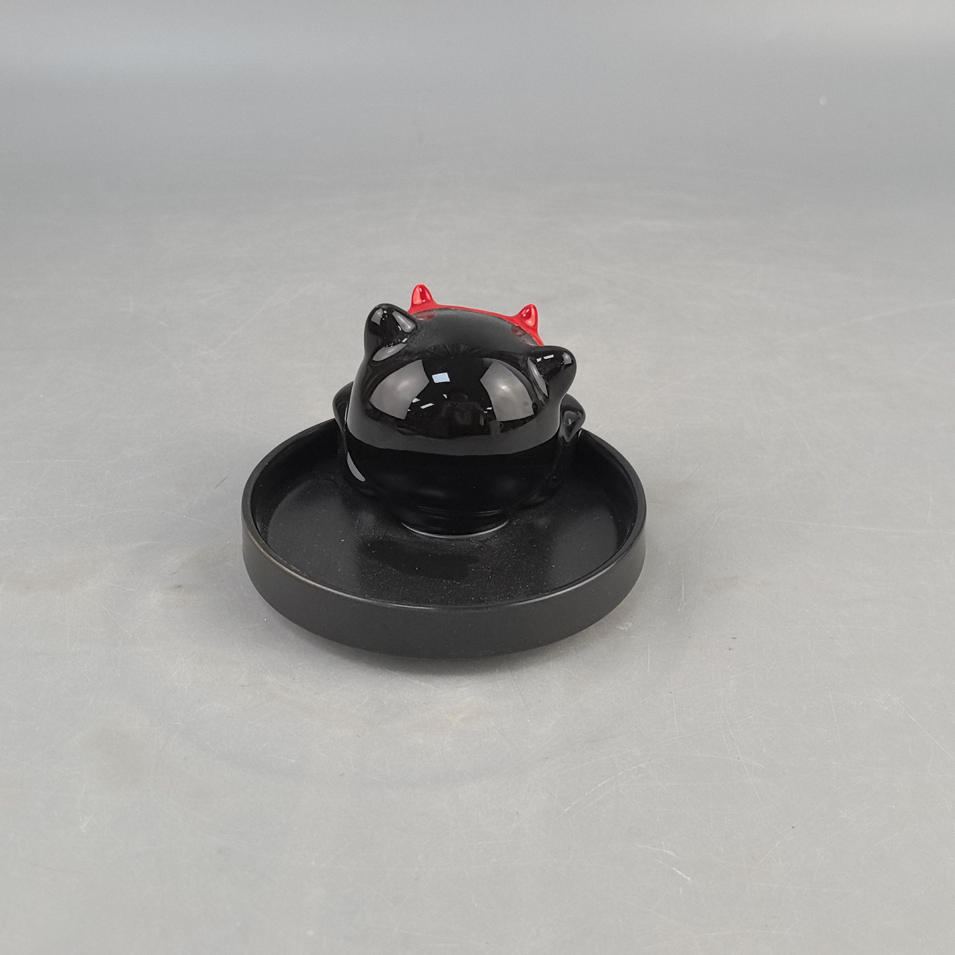 Creatividad transfronteriza de Halloween negro gatito candelabro decoraciones gatito hogar sala de estar decoraciones de escritorio