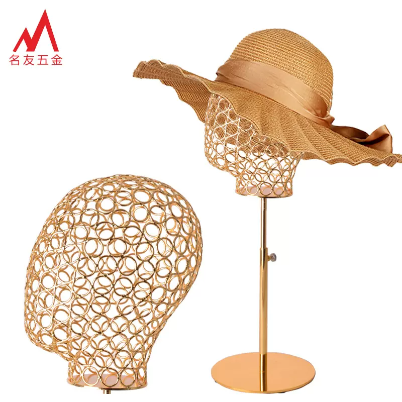 金属模特头道具服装模特橱窗展示头模帽子展示架陈列道具批发