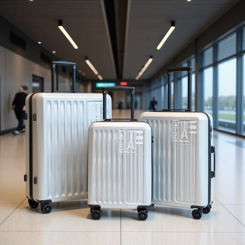 Foreign trade new luggage three-piece large-capacity luggage case luggage case durable password box cross-border factory