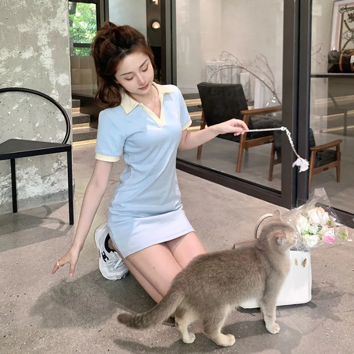 파란색