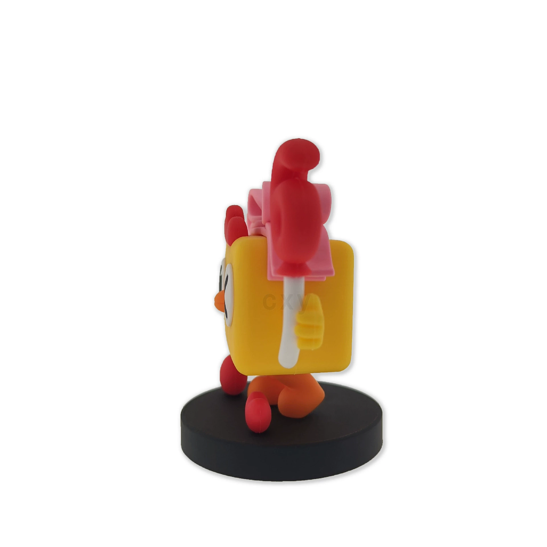 Минифигурка из мягкой резины, талисман PVC, трёхмерная мультяшная кукла, на заказ