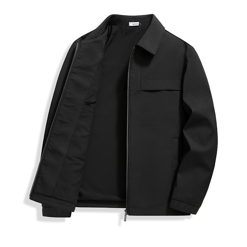 2026 Spring and Autumn New Twill Jacket Men's Fashion Versatile Casual Loose Lapel Coat Men's Jacket Men's Clothing
