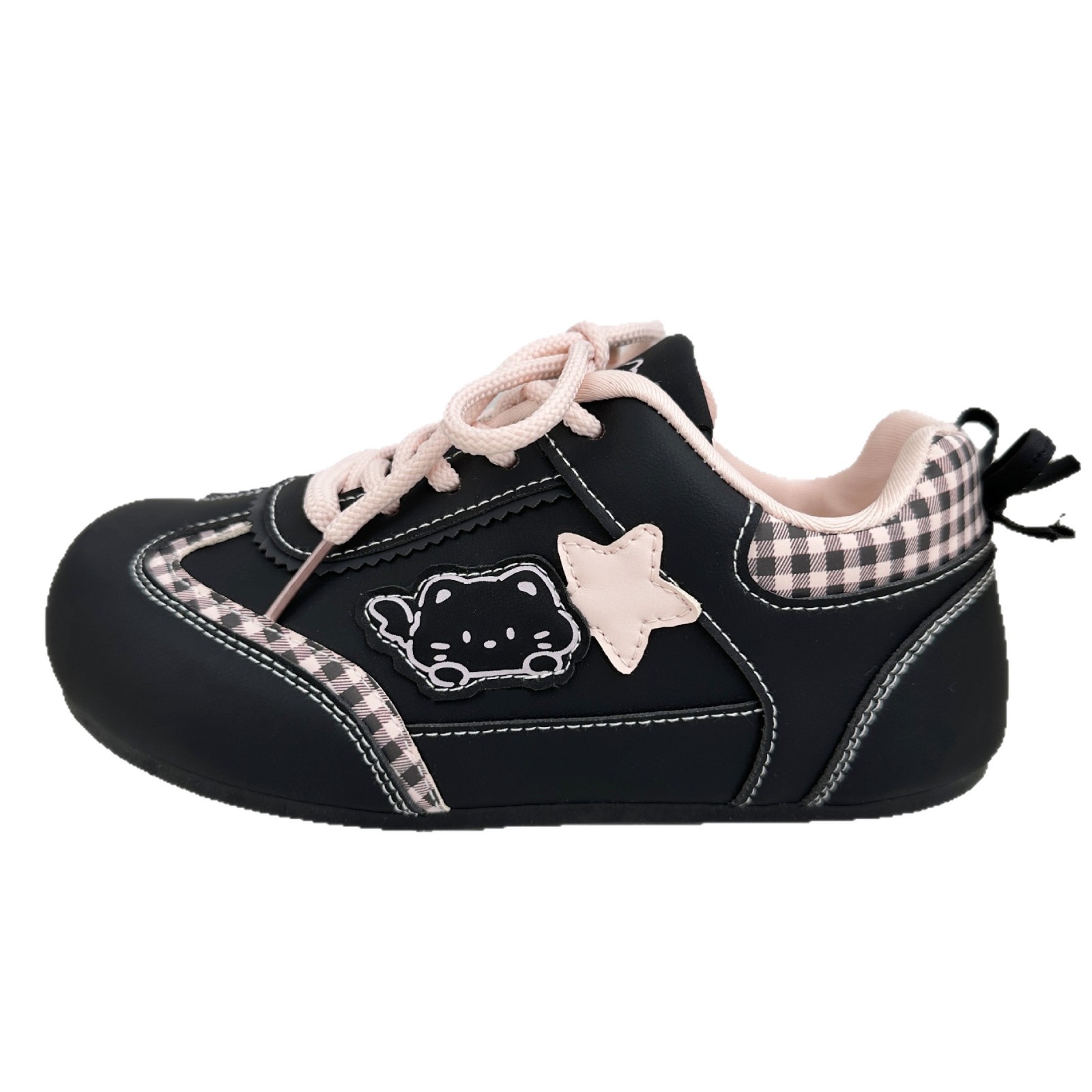 Zapatos de entrenamiento de gatos de ondas distantes de ángel de otoño de 2025 nuevos zapatos de skate casuales con falda de zapatos blancos