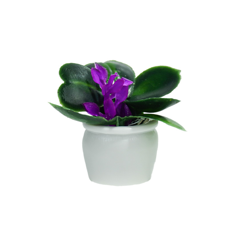 Mini modelo de planta terminado Dollhouse accesorios de casa de muñecas jardinería paisaje micro decoración de paisaje