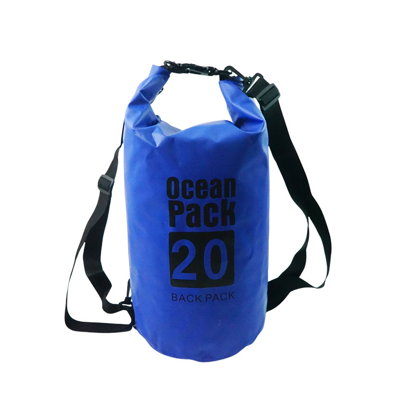 Bolsa impermeable al aire libre de gran capacidad de retroceso rafting bolsa de almacenamiento de natación para teléfonos móviles bolsa impermeable de barril mochila de hombro