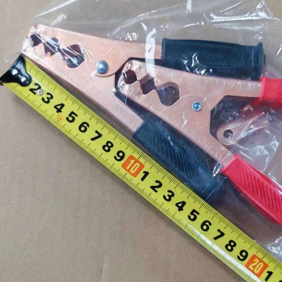 Battery Clamps with Thickened Copper Heads for Car Batteries, Jump-Starting Connection Cable Clamps, Charger Clips, Large and Small Alligator Clips