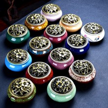 厂家直销香炉家用室内檀香陶瓷摆件香道创意仿古窑变禅意创意香炉