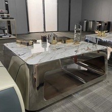 高端ktv茶几酒吧夜场会所派对包厢卡座专用不锈钢岩板ktv茶几