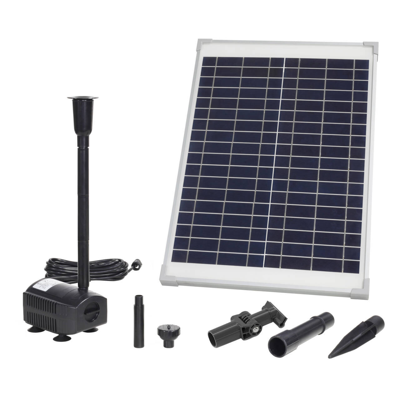 DC18V太阳能喷泉泵花园池塘景观泵-SP25-401215E