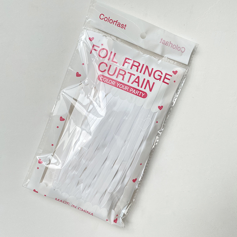 Escena fiesta diseño decoración Fondo lluvia cortina de seda cinta seda borla aula boda habitación diseño vestir cortina de lluvia seda