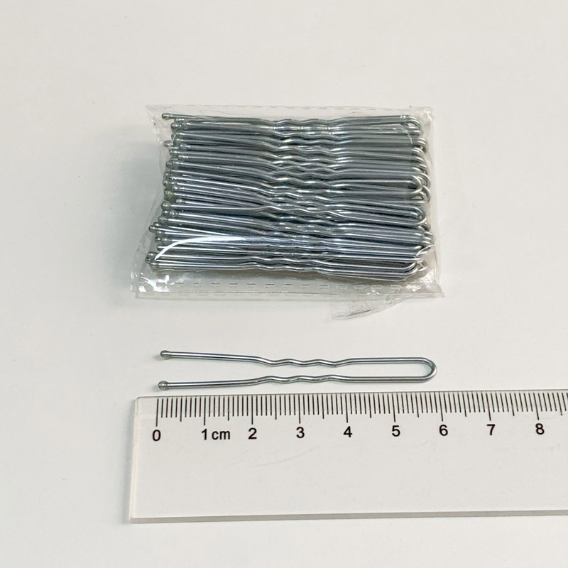 Clip en forma de U negro negrita apretada Placa de estudio horquilla de novia horquilla clip de acero clip de pelo roto flequillos tocado