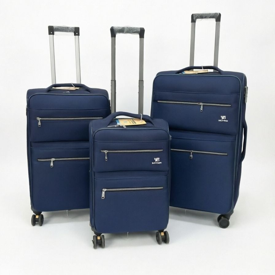 Oxford Cloth Business Trolley Case Large Capacity Front Zipper Upgraded Travel Luggage Cross-Border Universal Wheel Suitcase Wholesale