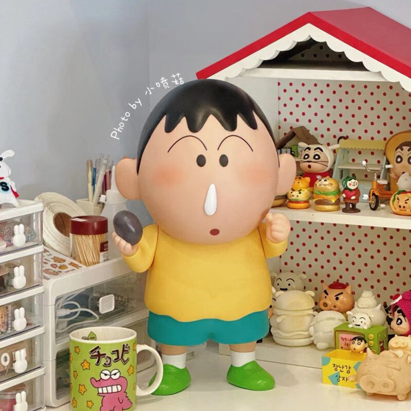 光るクレヨンしんちゃんフィギュア 寝室のベッドサイドに置く可愛いナイトライト タップライト クレヨンしんちゃん置物|undefined