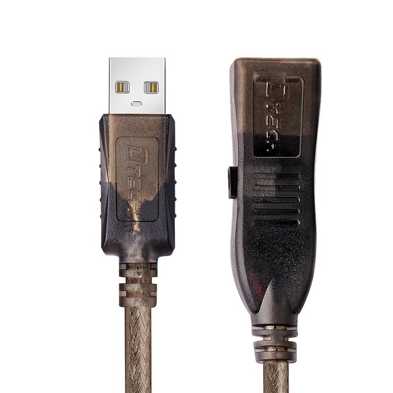 Varón magnético dual del cable de extensión del anillo USB al cable de extensión industrial femenino del grado de los 10 m con el cable de extensión de la cámara del poder USB
