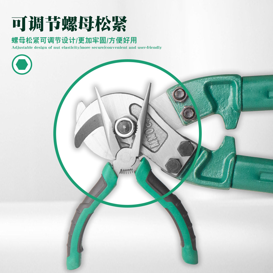 Oubang herramienta tijeras de cable manual pesado alicates de interruptor de alambre de 18 pulgadas de 42 pulgadas tijeras de interruptor de alambre 24