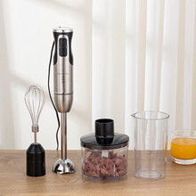 外贸跨境四合一搅拌棒4in1榨汁机手持式电动绞肉机打蛋器打奶器