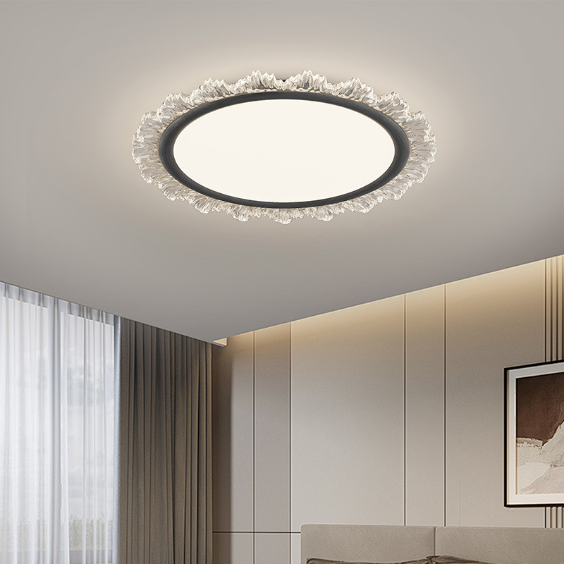 Lámpara de dormitorio 2024 nuevo dormitorio principal simple y moderno luz de lujo lámpara de techo lámpara de habitación espectro completo protección ocular