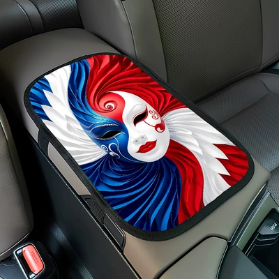 Armrest box pad | with fun patterns, sponge car - zkfs035