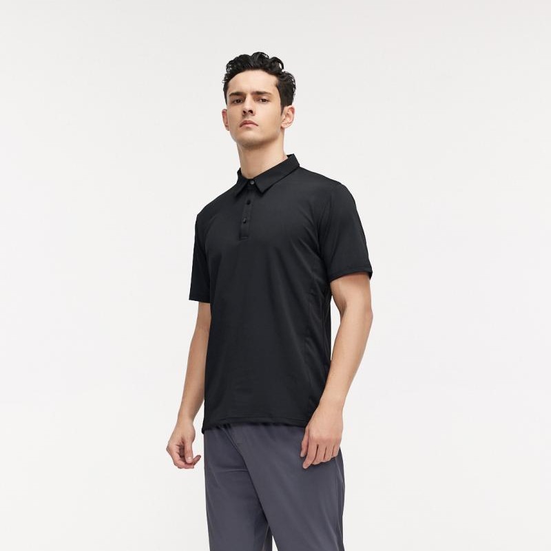 Primavera y verano deportes de ocio polo de manga corta mujer y hombre con solapa rápida secado rápido tenis transpirable bádminton ropa deportiva impresa