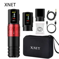 XNET Torch Регулируемая дорожная беспроводная ручка для татуировки Портативный с линией резки и запотеванием Интегрированный мотор Инструмент для макияжа красоты
